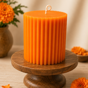 Home orange wooden